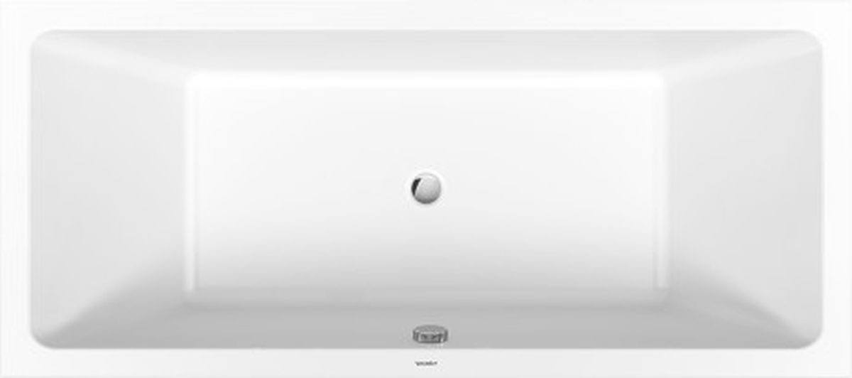 Duravit No. 1 vasca da bagno rettangolare 180x80 cm bianco 700492000000000