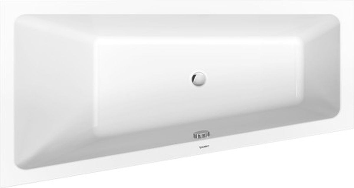 Duravit No. 1 vasca da bagno angolare 160x85 cm sinistra bianco 700506000000000