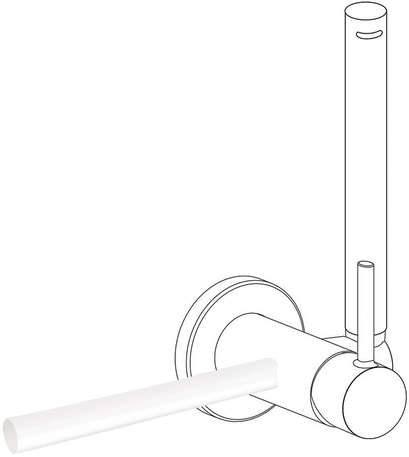 Tres Study Colors portasciugamani bianco 03412401BM