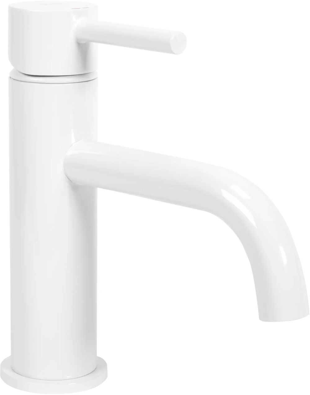 Rea Lungo rubinetto per lavabo verticale bianco REA-B4401