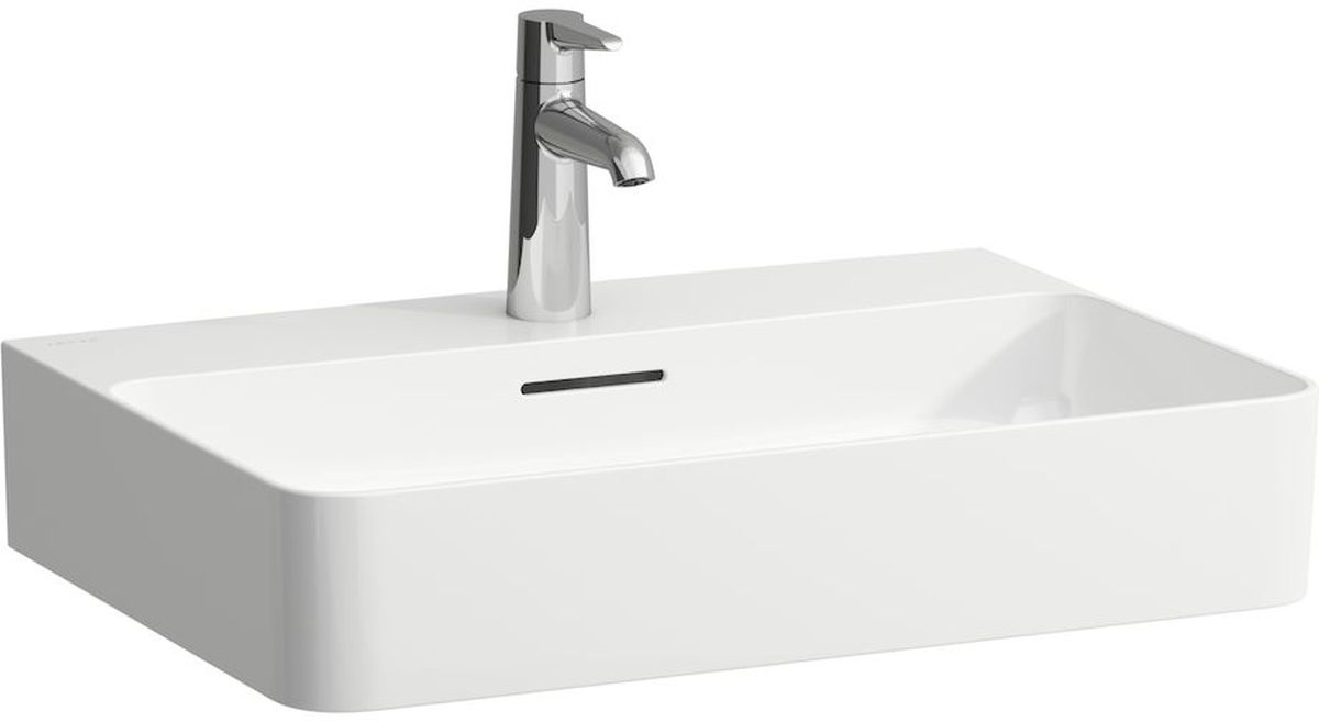 Laufen Val lavabo 60x42 cm rettangolare a parete-da mobile bianco lucida H8102830001091