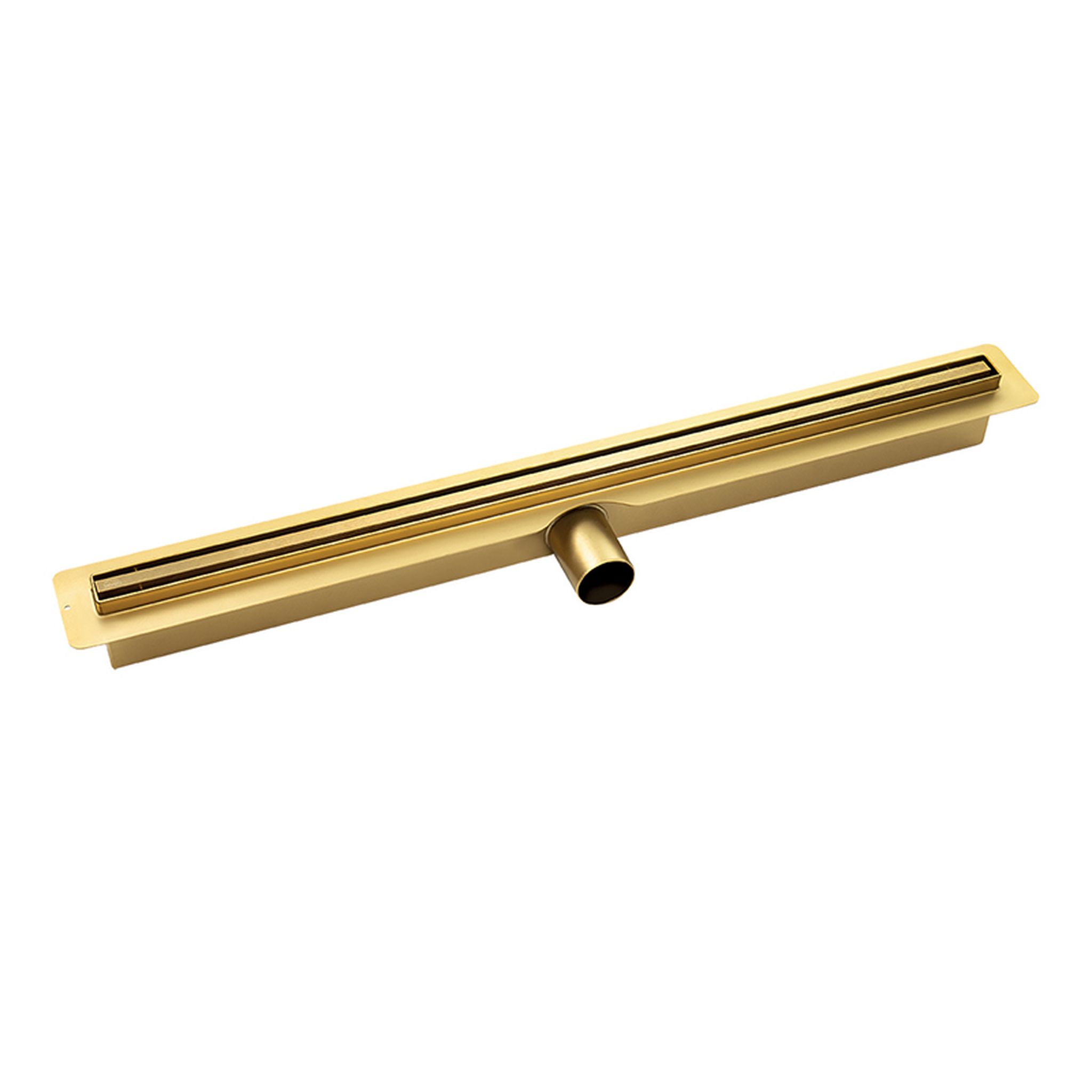 Laveo Slim canalina lineare con griglia 60 cm oro COSG60D
