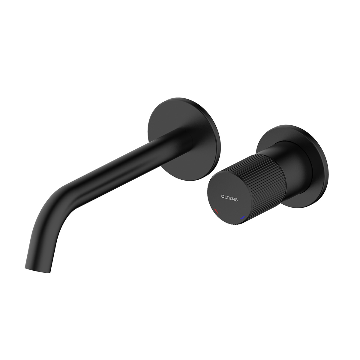 Oltens Hamnes rubinetto per lavabo da incasso nero opaco 32602300