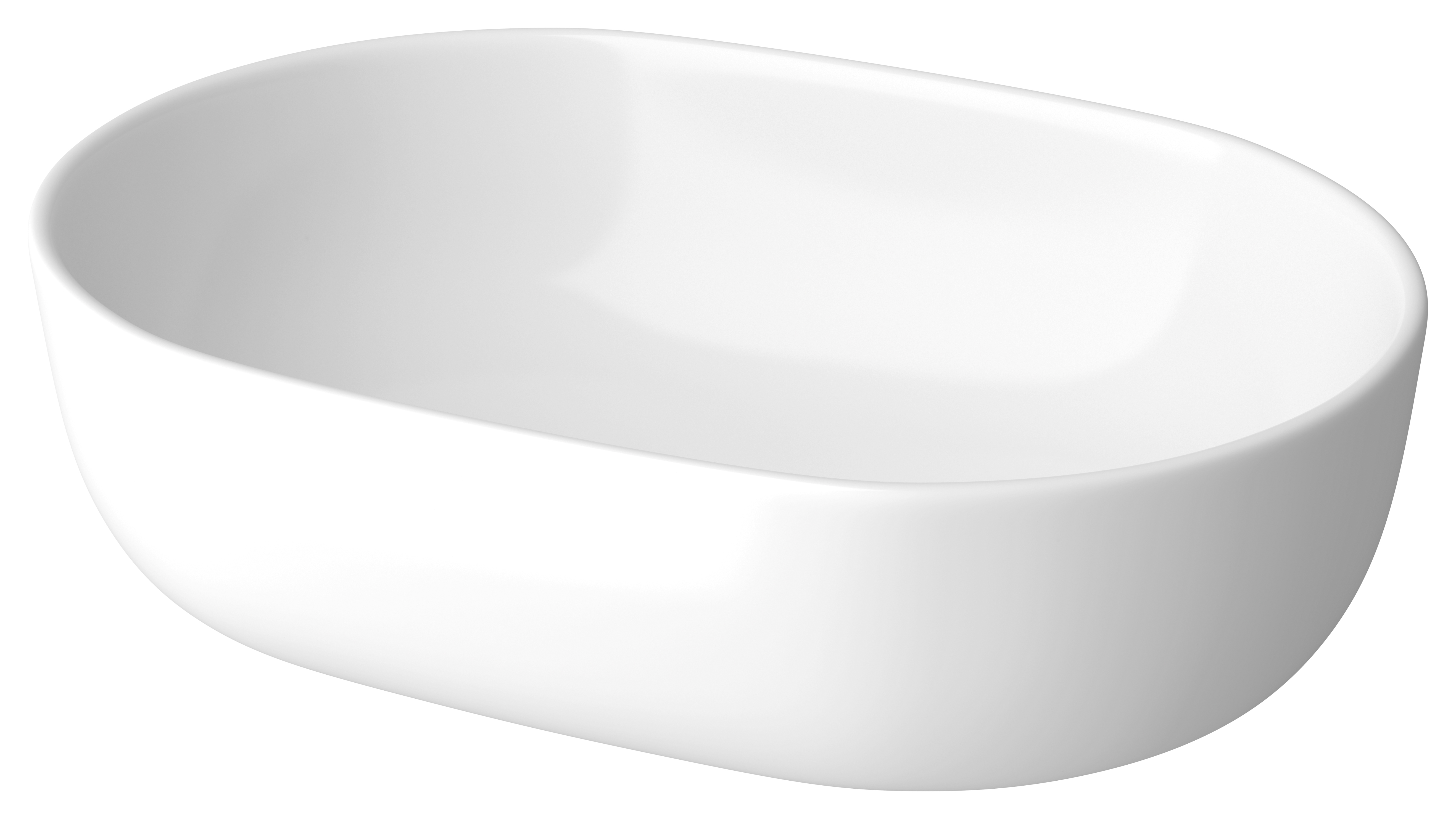 Cersanit Moduo lavabo 50x35.5 cm ovale da appoggio bianco K116-049-ECO