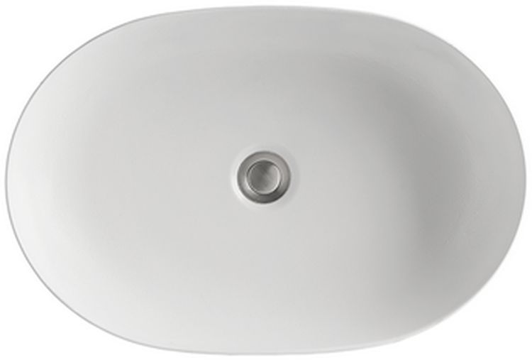 Kerasan Nolita lavabo 60x40 cm ovale da appoggio bianco 534330