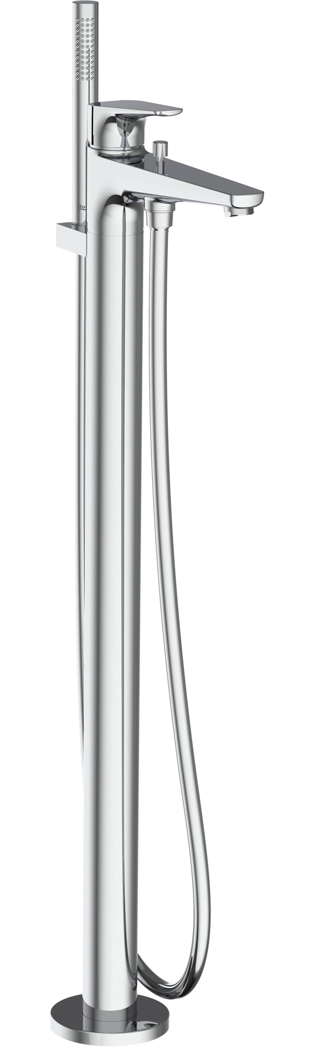 Roca Atlas rubinetto per vasca e doccia a terra cromo A5A2790C00