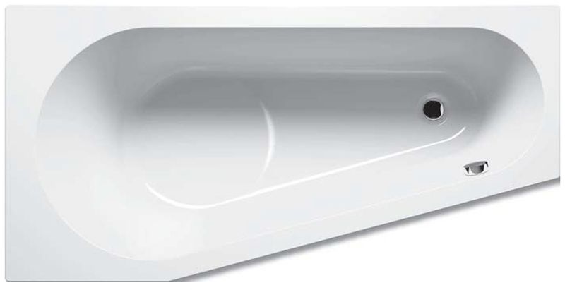 Riho Delta vasca da bagno angolare 160x80 cm destra bianco B068001005