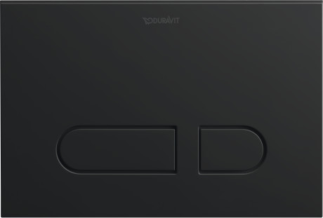 Duravit DuraSystem placca di comando per WC nero WD5001031000