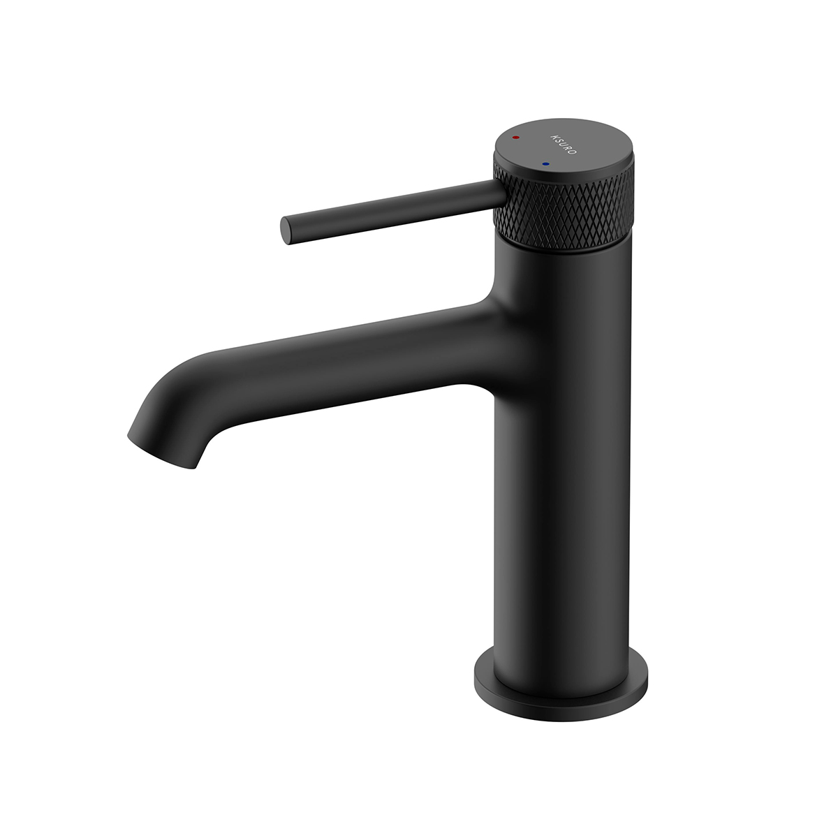 Ksuro 01 rubinetto per lavabo verticale nero 10000030