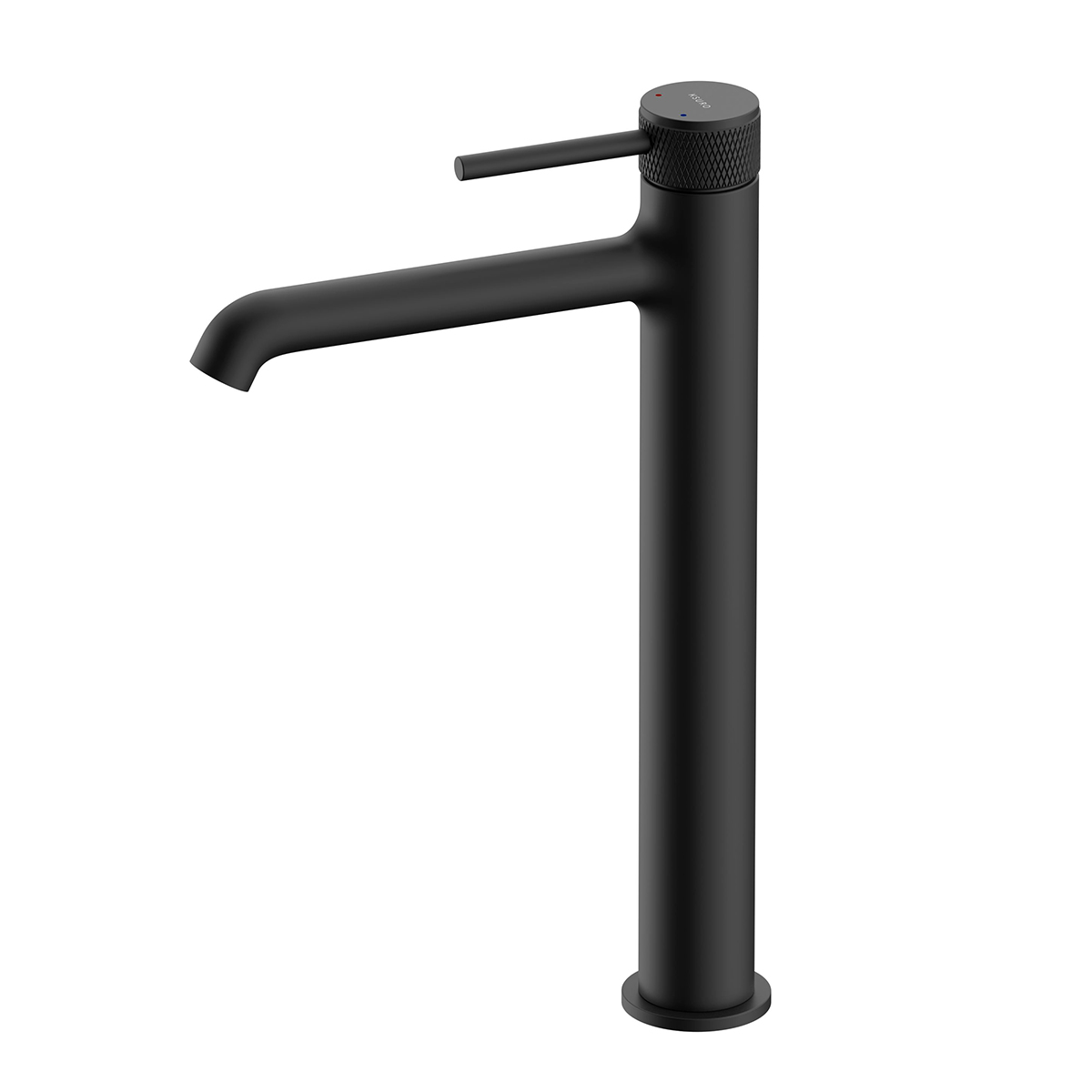 Ksuro 01 rubinetto per lavabo verticale nero 10001030