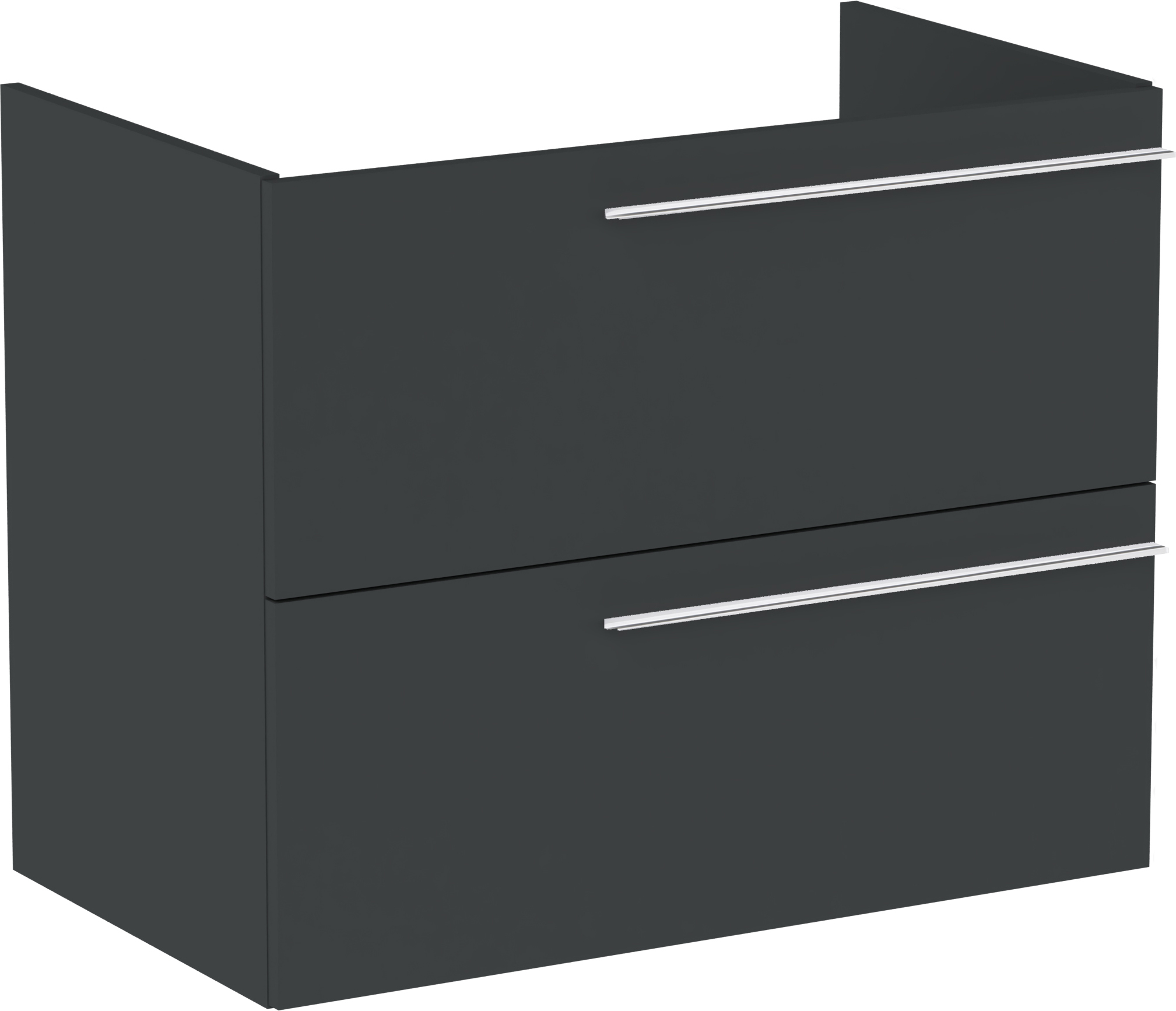 Roca Ella armadietto 78.5x44.6x63.5 cm sottolavabo sospeso nero A857770531