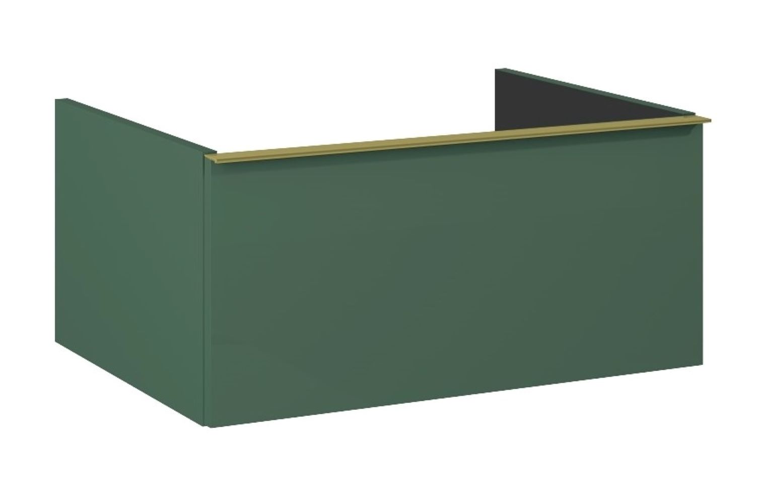 Elita Look armadietto 60x44.9x28.1 cm sottolavabo sospeso verde RE080603027010