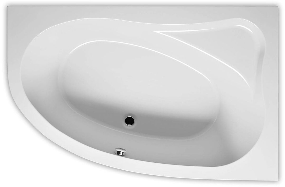 Riho Aryl vasca da bagno angolare 153x100 cm sinistra bianco B022001005