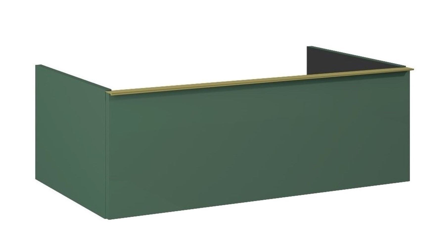 Elita Look armadietto 80x44.9x28.1 cm sottolavabo sospeso verde RE080803027010