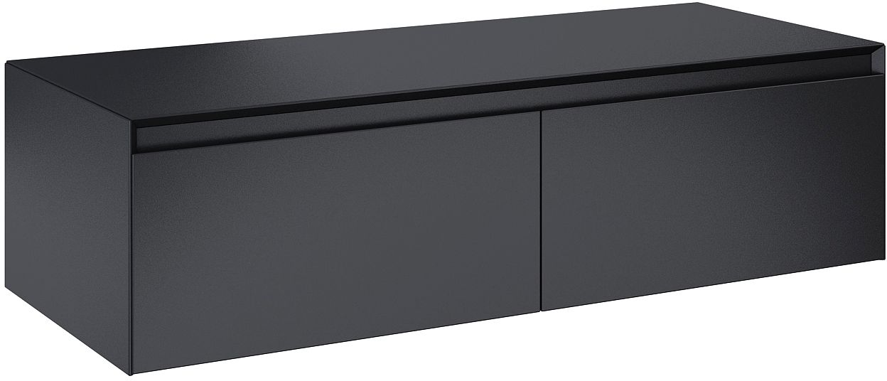 Elita Split Slim armadietto con piano 120x45.8x31.9 cm laterale sospeso nero RE081204057160
