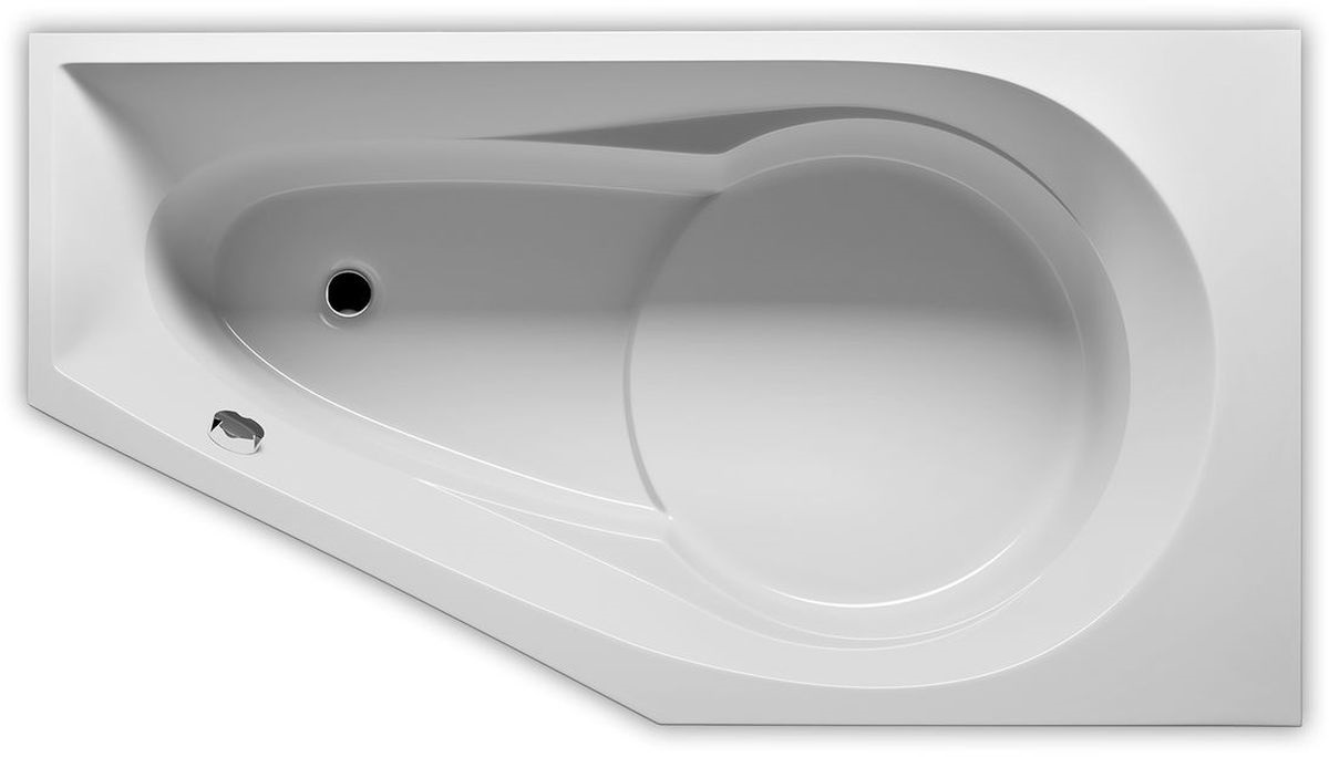 Riho Yukon vasca da bagno angolare 160x90 cm sinistra bianco B009001005