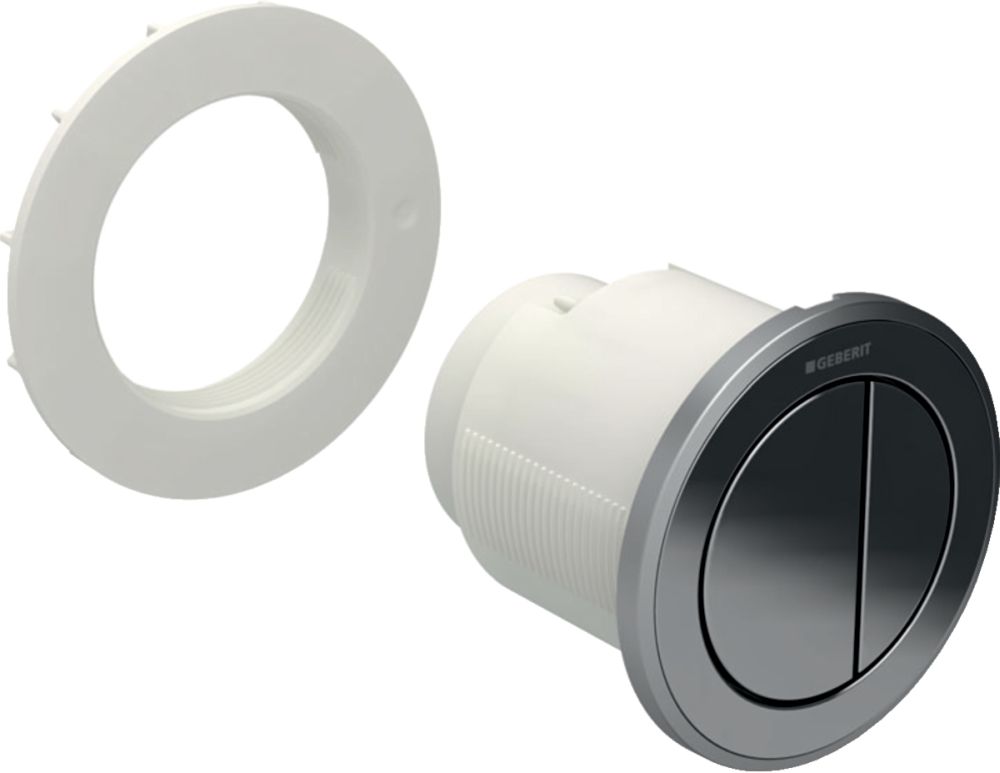 Geberit Typ 10 placca di comando per WC acciaio 116.057.SN.1