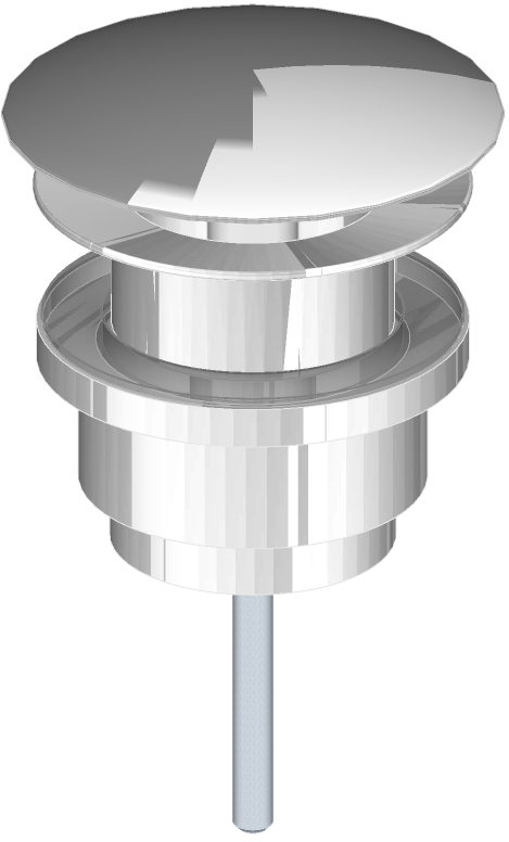 Riho Free Flow tappo per lavabo cromo 205483