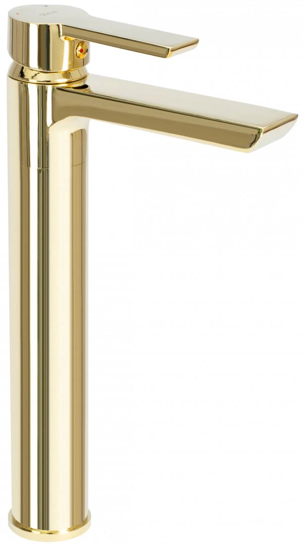 Rea Argus rubinetto per lavabo verticale oro REA-B6213