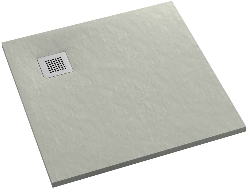 Schedpol Kalait Cement Stone piatto doccia quadrato 100x100 cm cemento 3.3102/CT/ST-M2