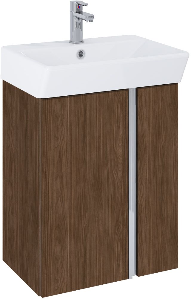 Elita Skye lavabo con armadietto 50.5 cm noce RE020500127060