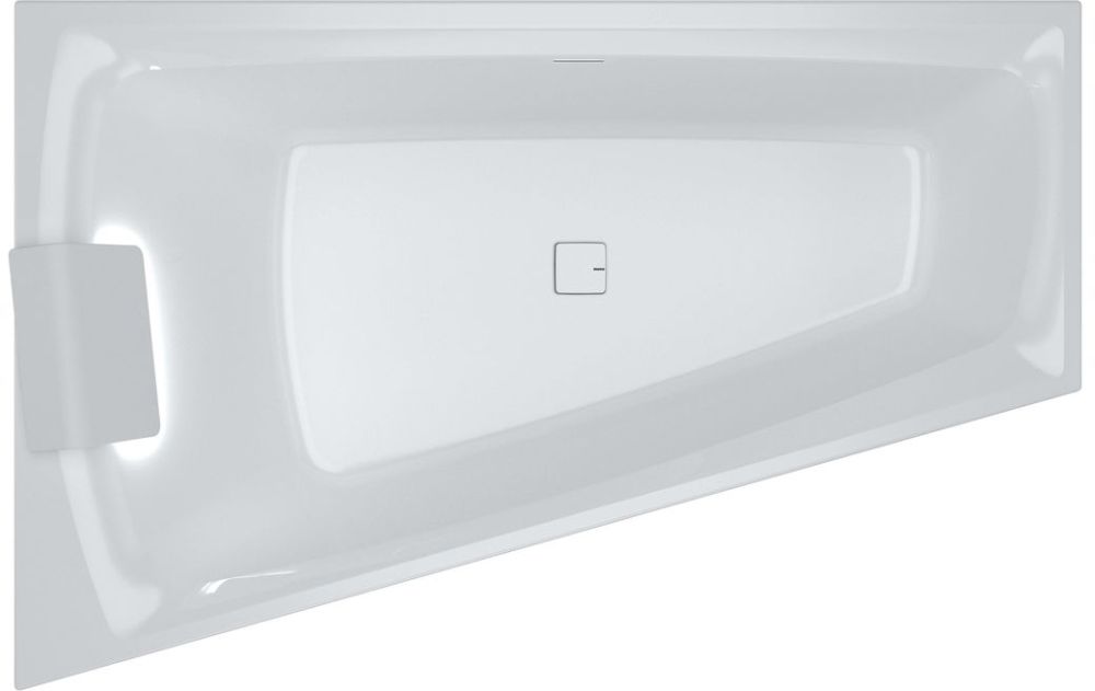 Riho Still Smart LED vasca da bagno angolare 170x110 cm destra bianco B101003005