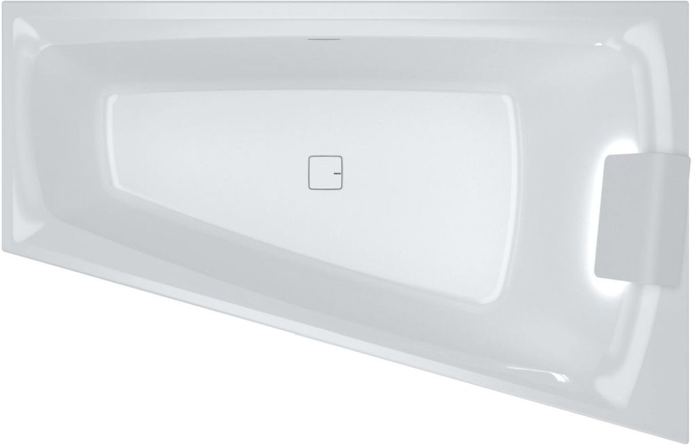 Riho Still Smart LED vasca da bagno angolare 170x110 cm sinistra bianco B102003005