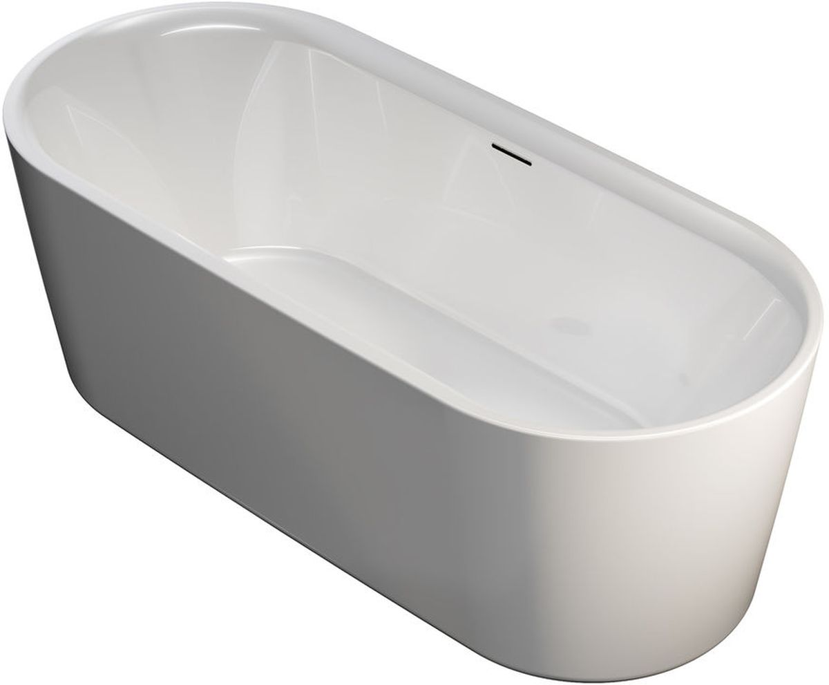 Riho Modesty vasca da bagno freestanding 170x76 cm ovale bianco B090001005