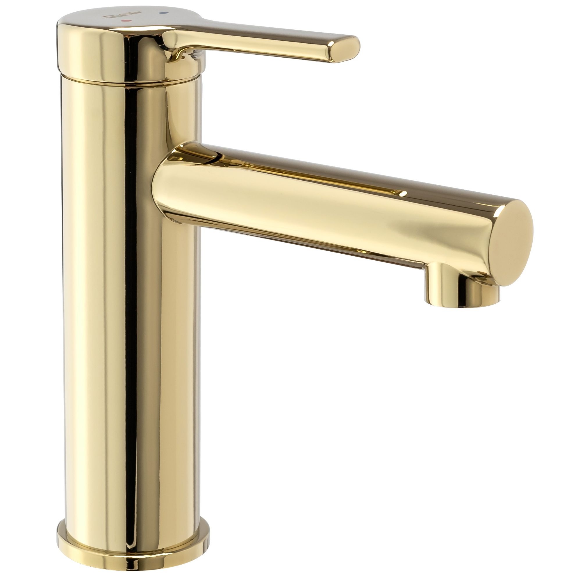 Rea Pixel rubinetto per lavabo verticale oro REA-B2018