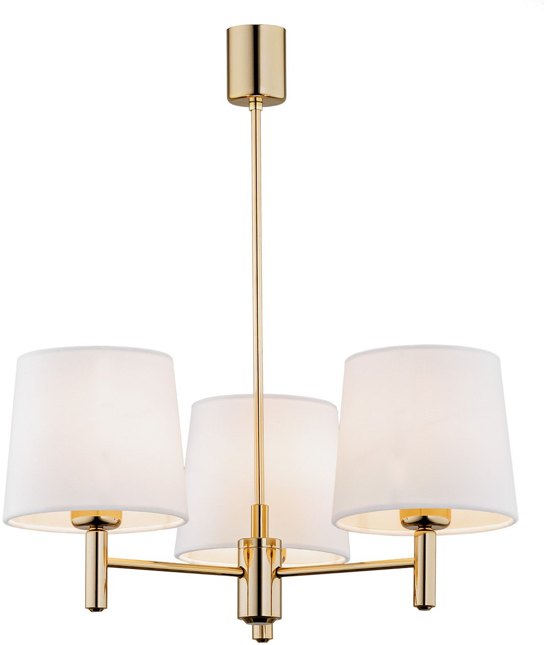 Argon Ponte Plus lampada da soffitto 3x15 W bianco-ottone 6110