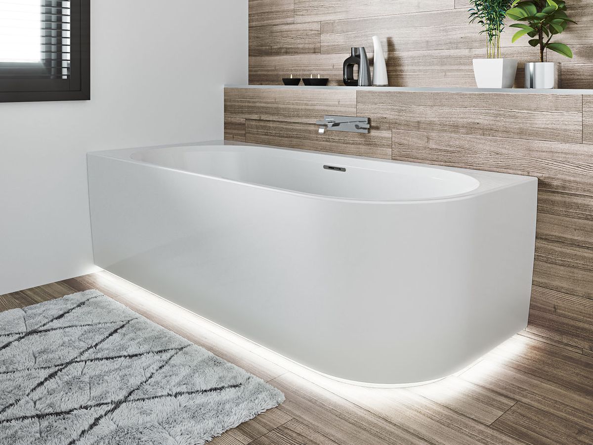 Riho Desire vasca da bagno angolare 184x84 cm rettangolare bianco B087002005