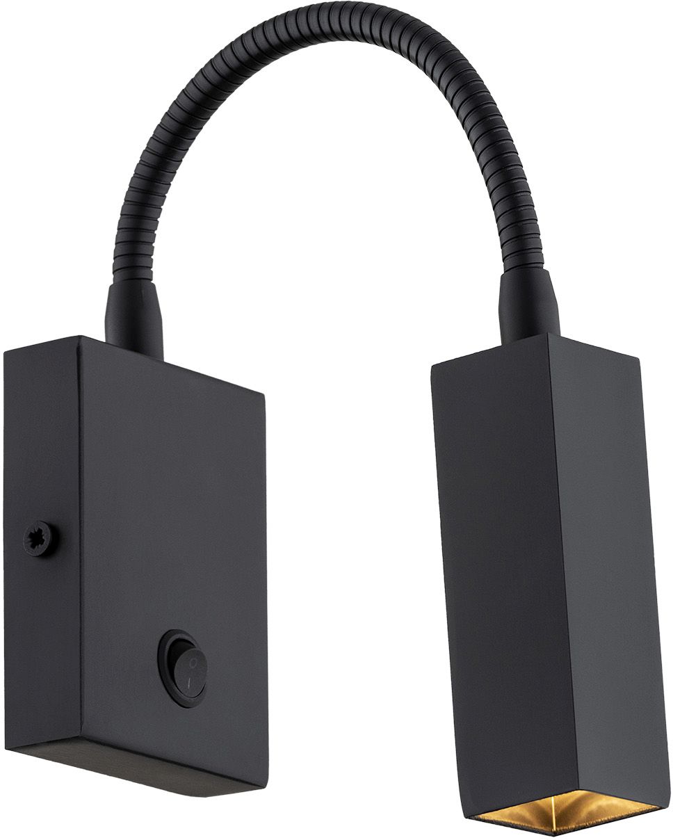Argon Rockstar lampada da parete 1x6 W nero 4758