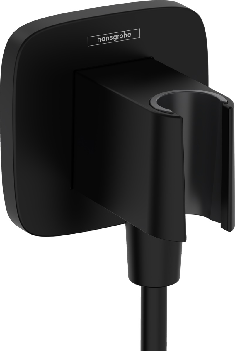 Hansgrohe Fixfit prese d'acqua con supporto doccetta nero 26887670