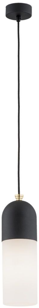 Argon Burgos lampada sospesa 1x15 W nero-opale 4213