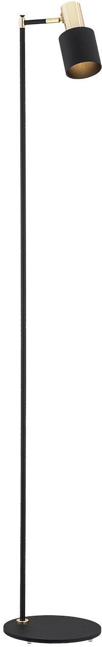 Argon Doria lampada da terra 1x15 W nero-ottone 4259