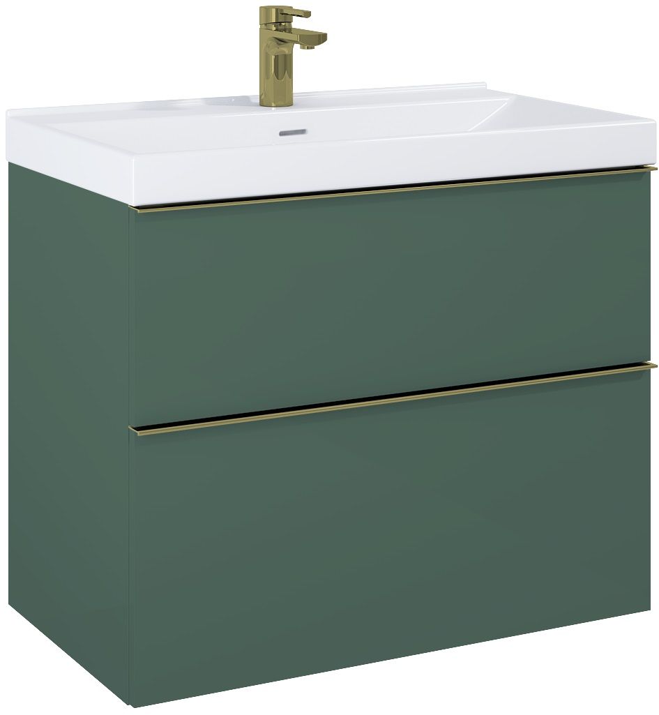 Elita Look armadietto 80x44.9x63.5 cm sottolavabo sospeso verde RE010801027010