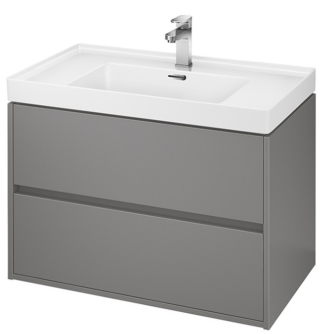 Set armadietto Cersanit Crea S924-017, lavabo Cersanit Crea K114-017