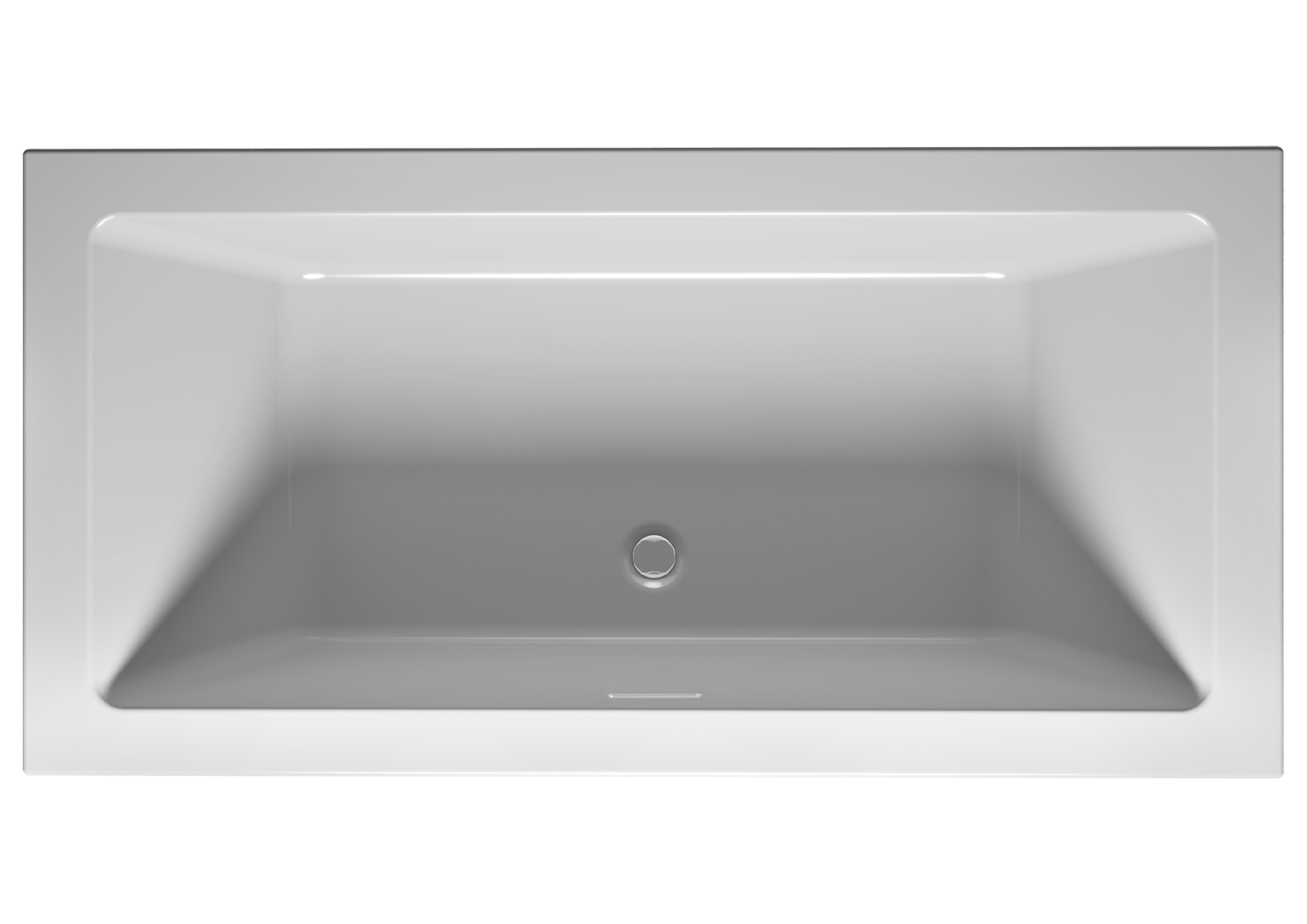 Riho Rethink Cubic Plug&Play vasca da bagno con rivestimento 180x90 cm bianco B107011005