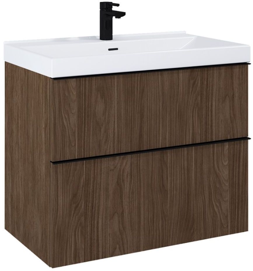 Elita Look armadietto 80x44.9x63.5 cm sottolavabo sospeso noce RE010801027060
