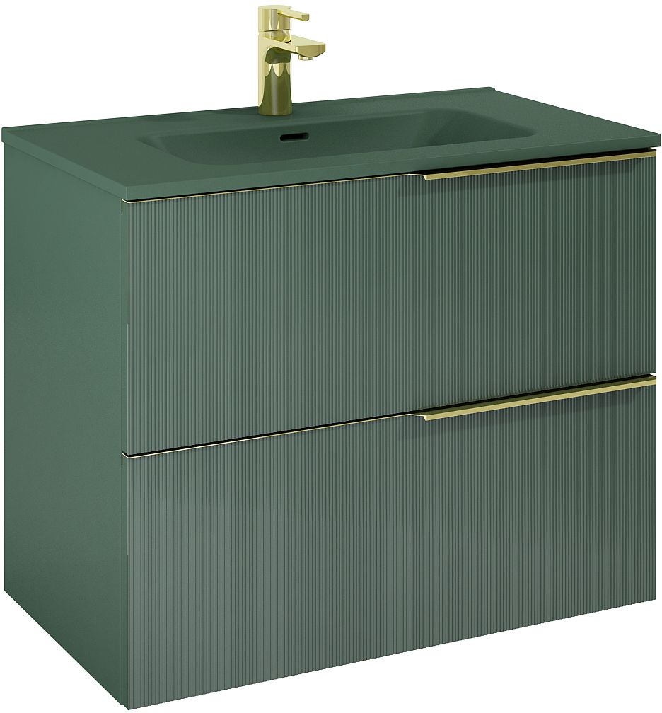 Elita Soho armadietto 80x45.3x63.5 cm sottolavabo sospeso verde 169083