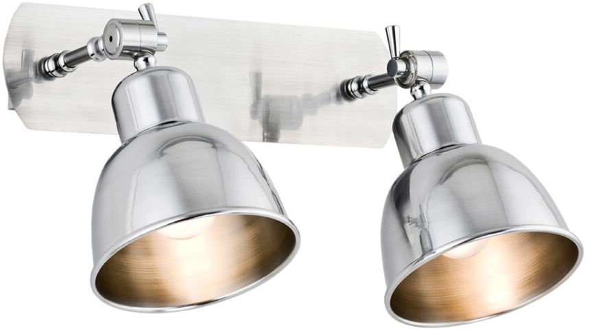 Argon Eufrat lampada da parete 2x15 W cromo 671