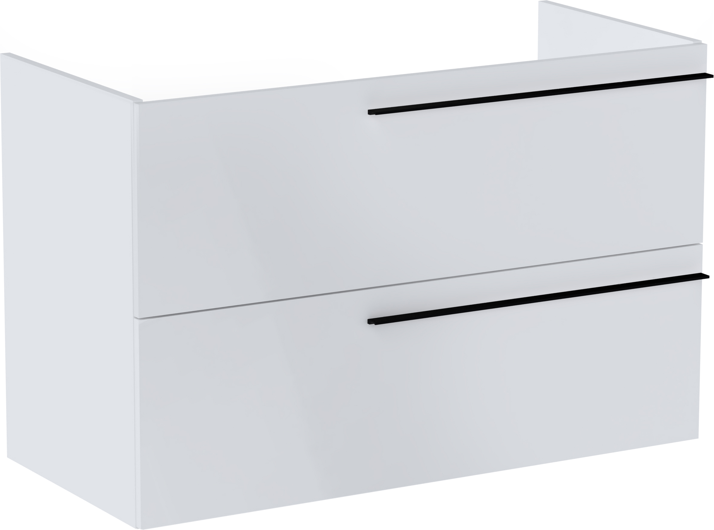 Roca Ella armadietto 98.5x44.6x63.5 cm sottolavabo sospeso bianco A857771806