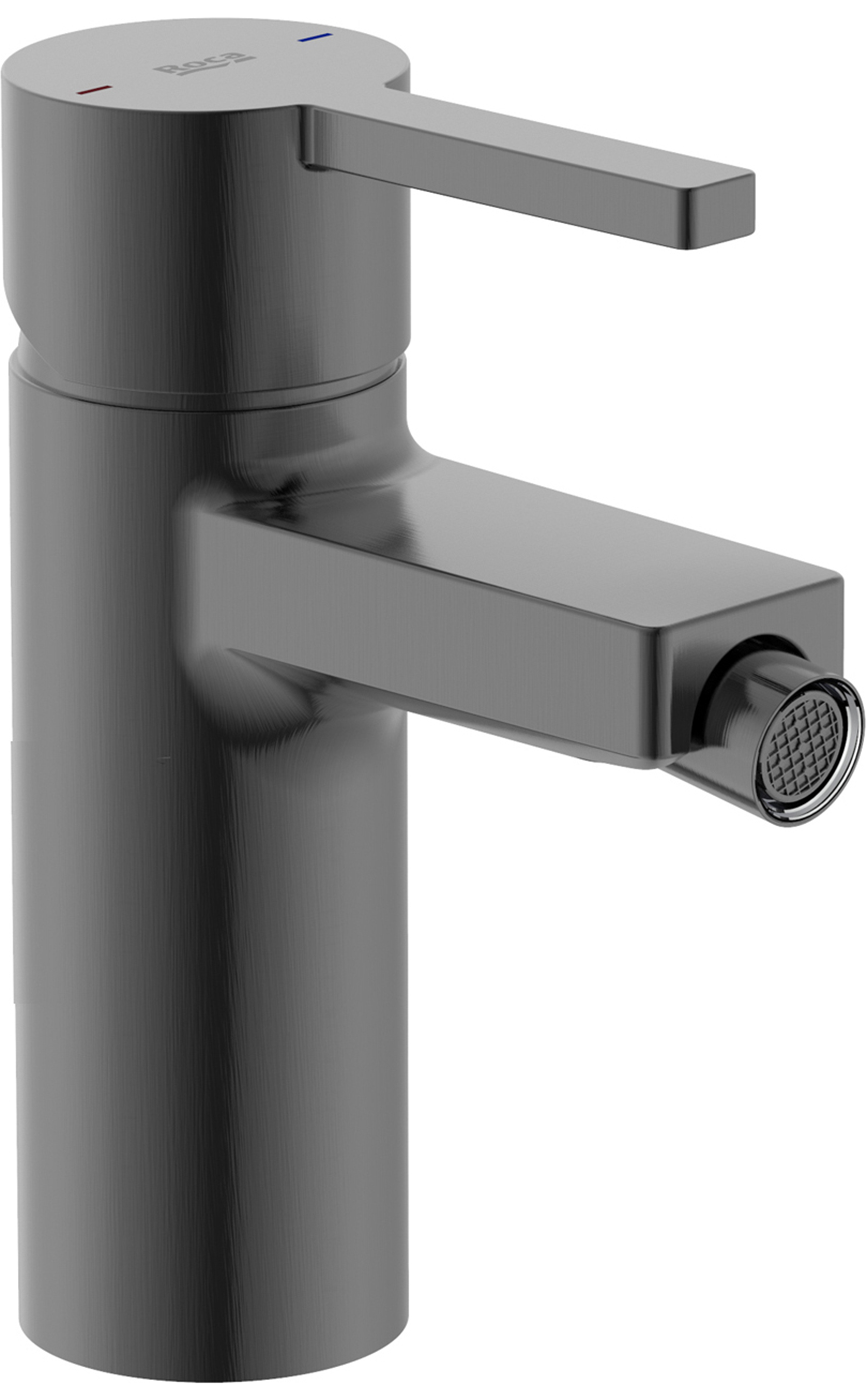 Roca Naia Black rubinetto per bidet verticale nero A5A6A96NM0