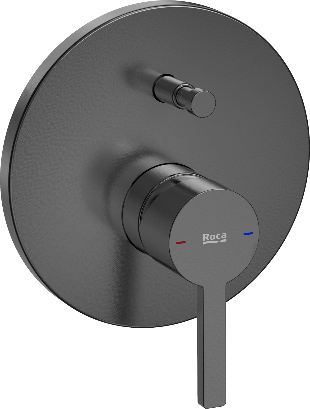 Roca Naia Black rubinetto per vasca e doccia da incasso nero A5A0B96NM0