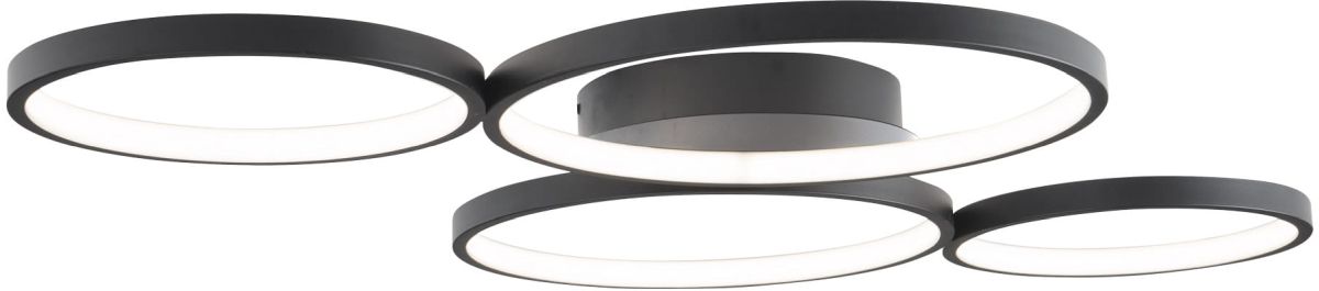 MaxLight Velvet lampada da soffitto 1x67 W nero C0200