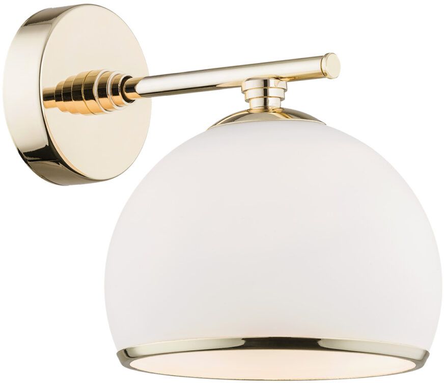 Argon Marbella lampada da parete 1x15 W ottone-opale 4255