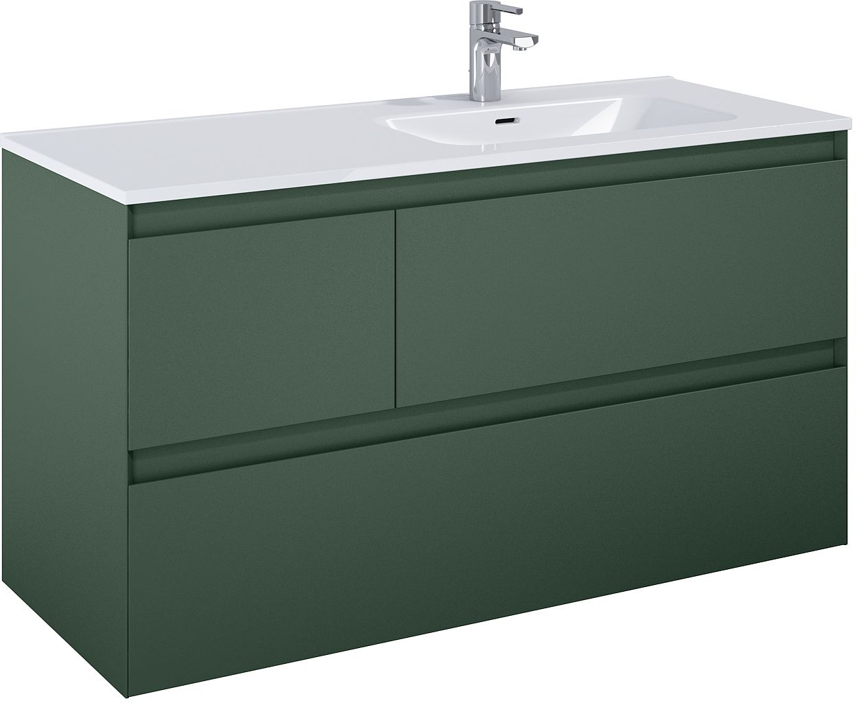 Elita Split armadietto 120x45.8x63.5 cm sottolavabo sospeso verde RE012005157010
