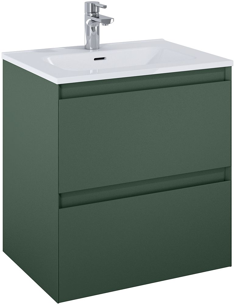 Elita Split armadietto 60x45.8x63.5 cm sottolavabo sospeso verde 168997