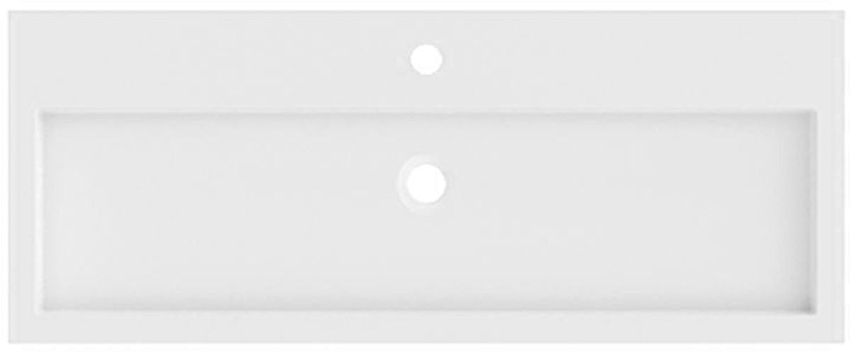 Riho Spring Vow lavabo 100.3x40.2 cm rettangolare a parete-da mobile bianco opaca W004008105