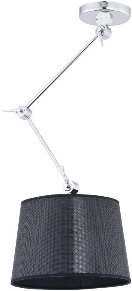 Argon Zakyntos lampada sospesa 1x15 W nero-cromo 3550